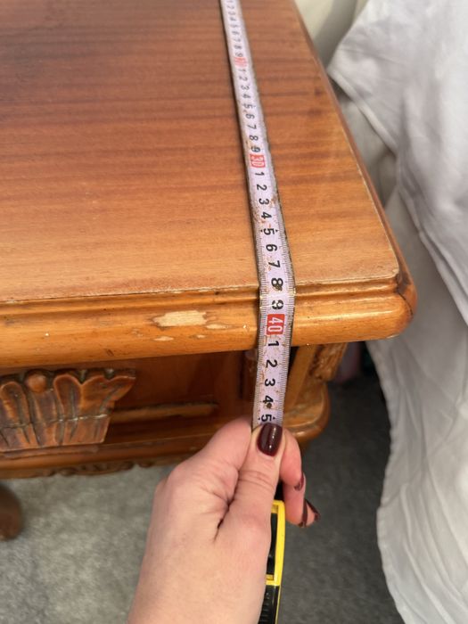 komplet stolik nocny  szafka vintage Eforie komoda  PRl