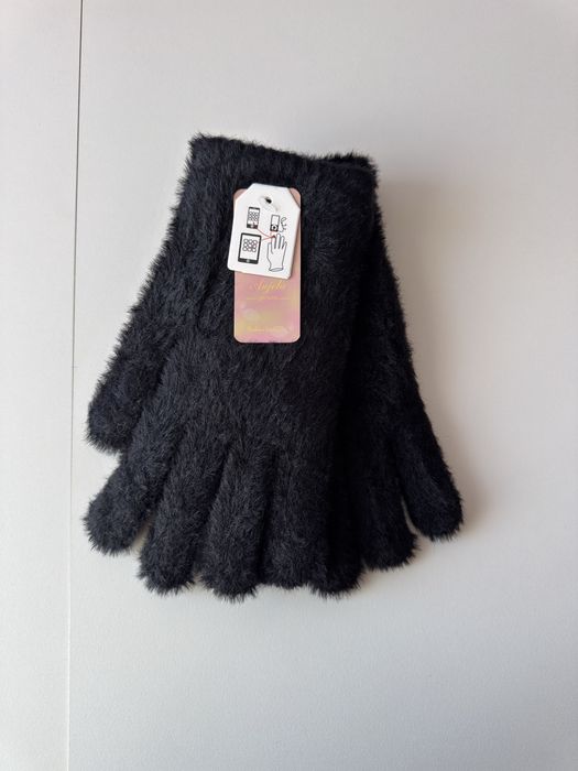 Жіночі подвійні рукавички з норки