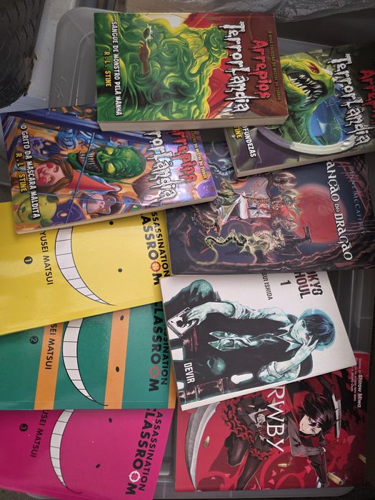 Vários livros de BD/mangas