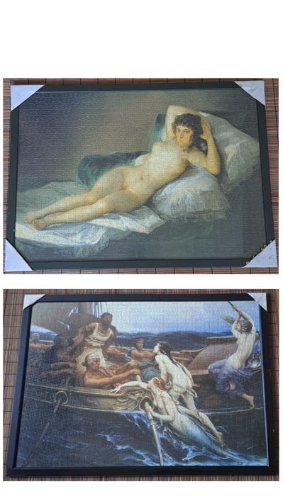 Puzzles com moldura/ Quadros