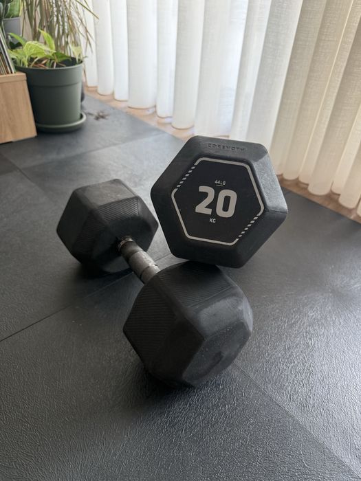 Halteres 20kg Corenght Decathlon