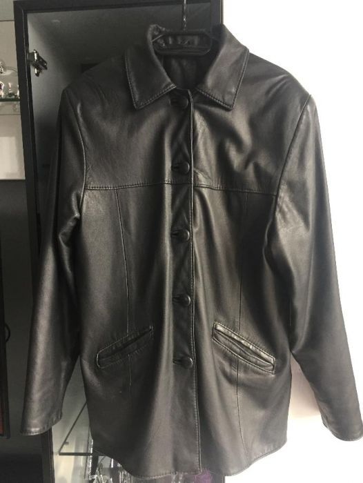 Kurtka skórzana damska jesienna / zimowa XL