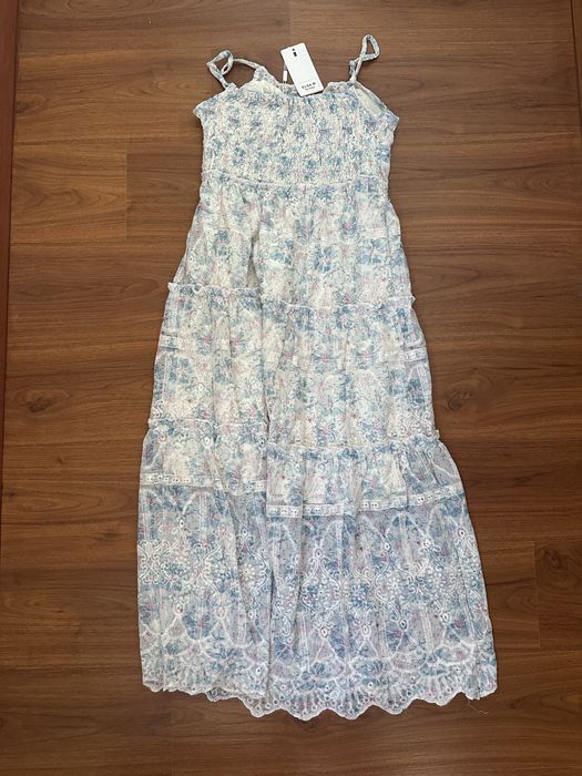 Vestido longo floral