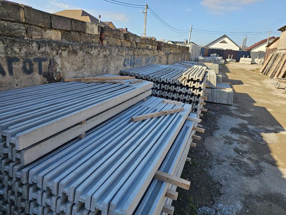 ТОП‼️Євроогорожа БЕТОННІ СЕКЦІЙНІ ЗАБОРИ | Стовпи для огорожі з бетону