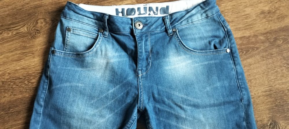 Spodenki jeans rozciągliwe rozm M-L