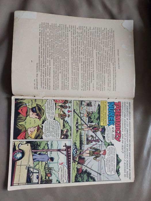 Komiks Kapitan Żbik "Tajemniczy nurek"