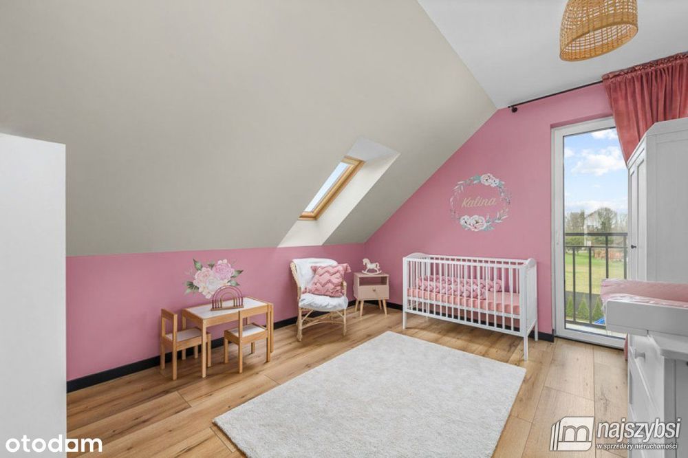 Krępsko- nowoczesny dom 108m2 z garażem, 800m2 dz.
