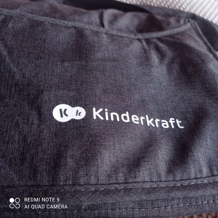 Szara torba do wózka kinderkraft