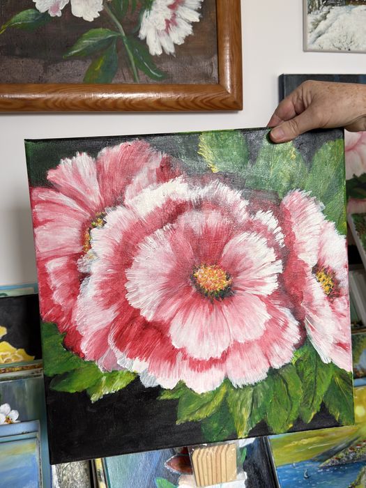 Obraz malowany 40x40