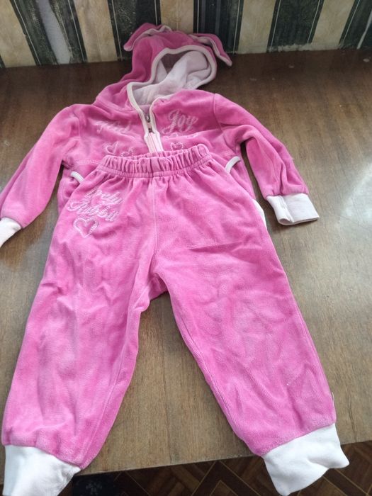 Большой пакет вещей,  великий пакет теплих речей на дівчинку 1-1,5 рок