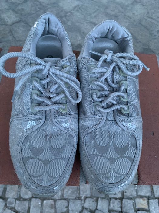 Sneakersy szare Coach