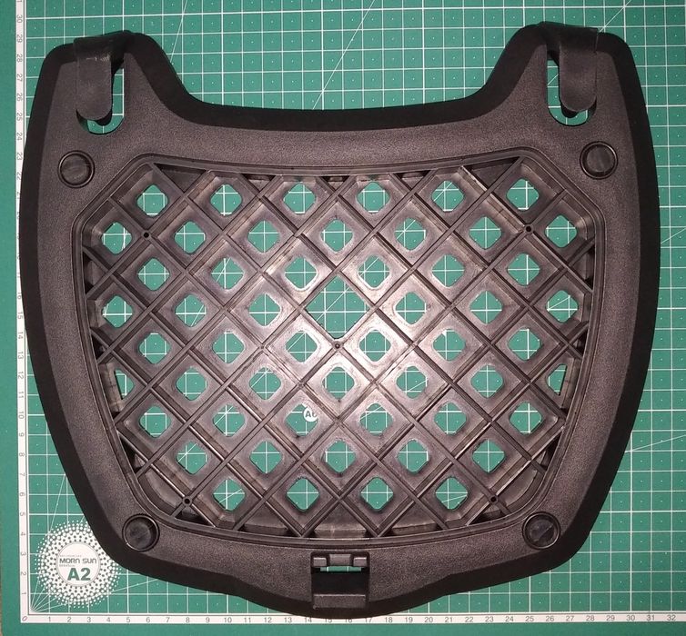 Top Case 2 capacetes encosto mota Mala Bagageira grande moto