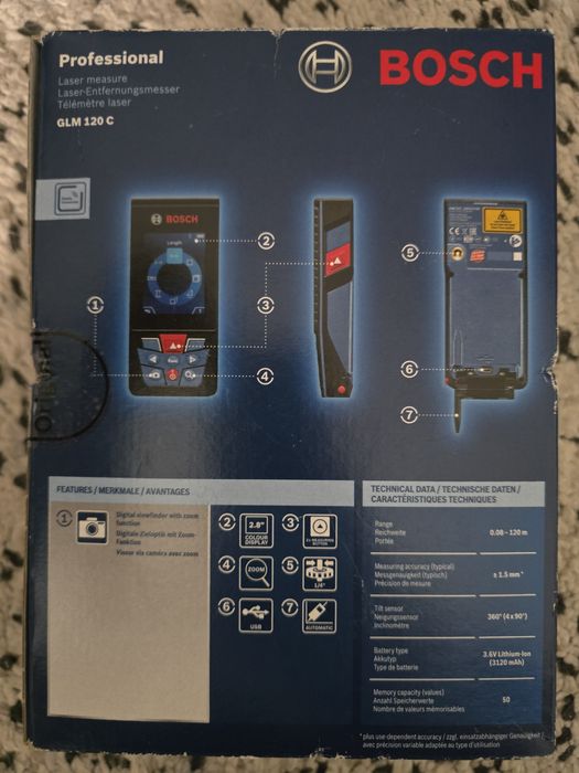 Bosch professional 120c NOVO SELADO