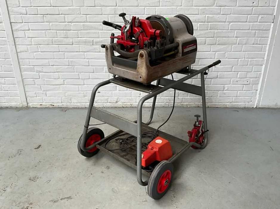 Máquina Roscadora de Bancada Rothenberger Supertronic 3SE c/ Carrinho – 230V