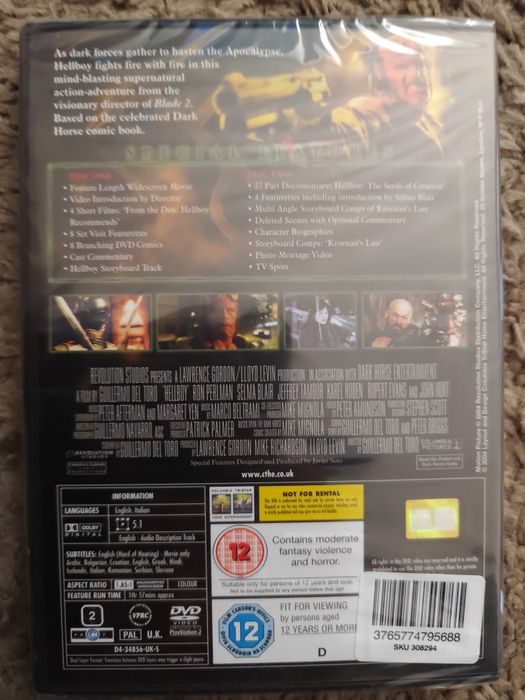 Hellboy - film DVD