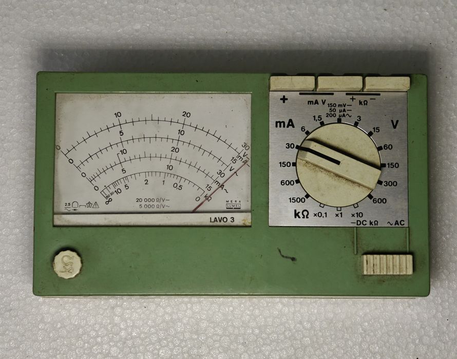 Miernik analogowy multimetr Mera Lumel LAVO 3 - vintage PRL