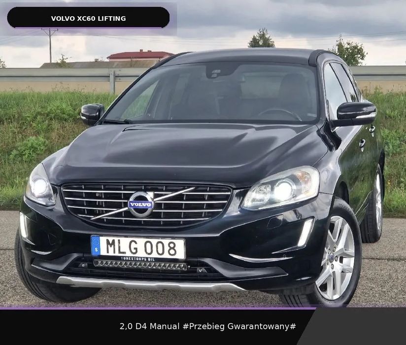 Volvo XC 60 2.0d4 Manual Xenony Ledy Pół skóry #Przebieg Gwarantowany