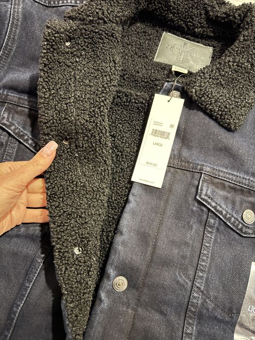 Куртка джинсовая Calvin Klein шерпа