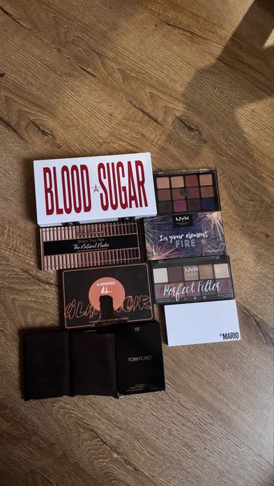 Палетка палітра тіней тіні tom ford nyx mario too faced viseart