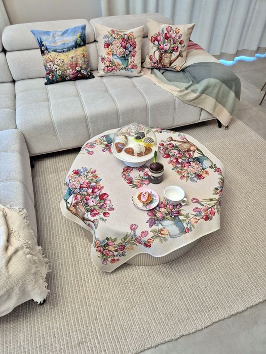 Poszewka 1419B Tulipany w Konewce