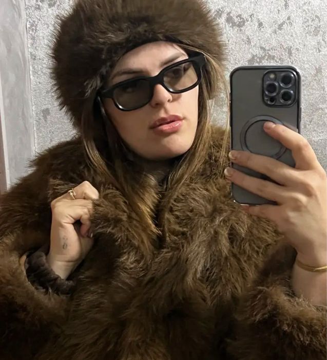 Хутряна пов'язка з лисиці меховая повязка