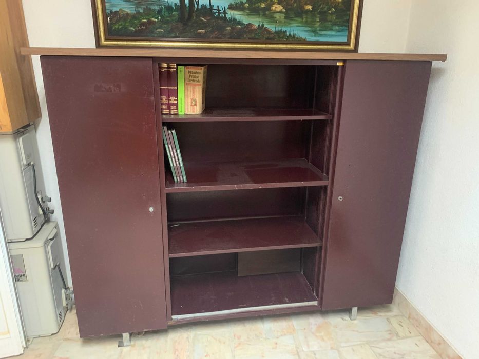 Armário Escritório Metálico Vintage