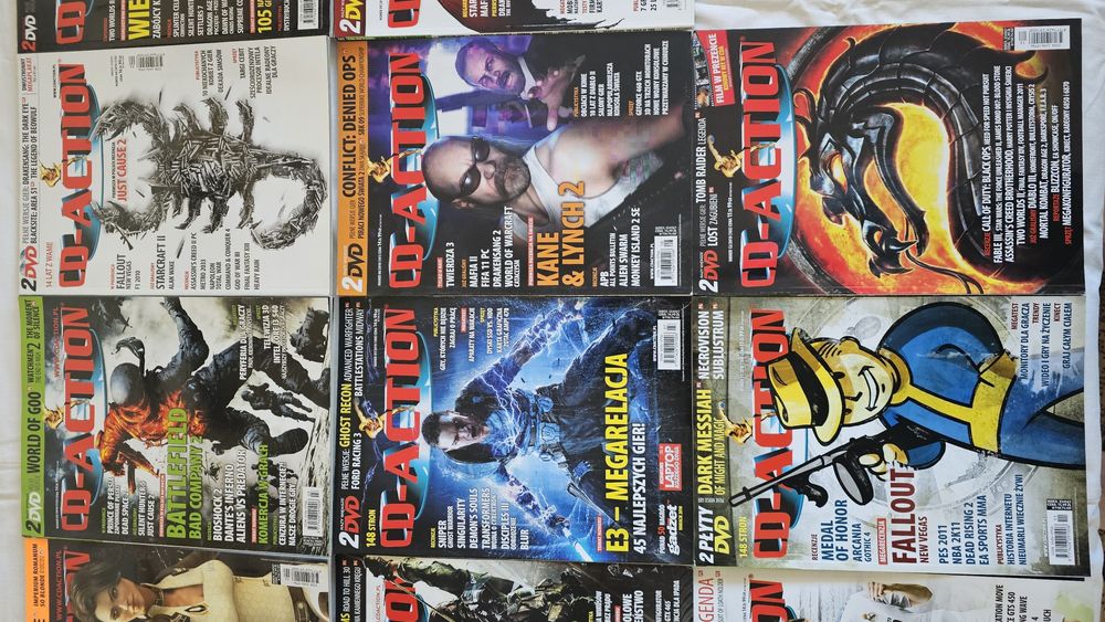 Sprzedam cały rocznik Cd-action z 2010 roku . 13 numerów .