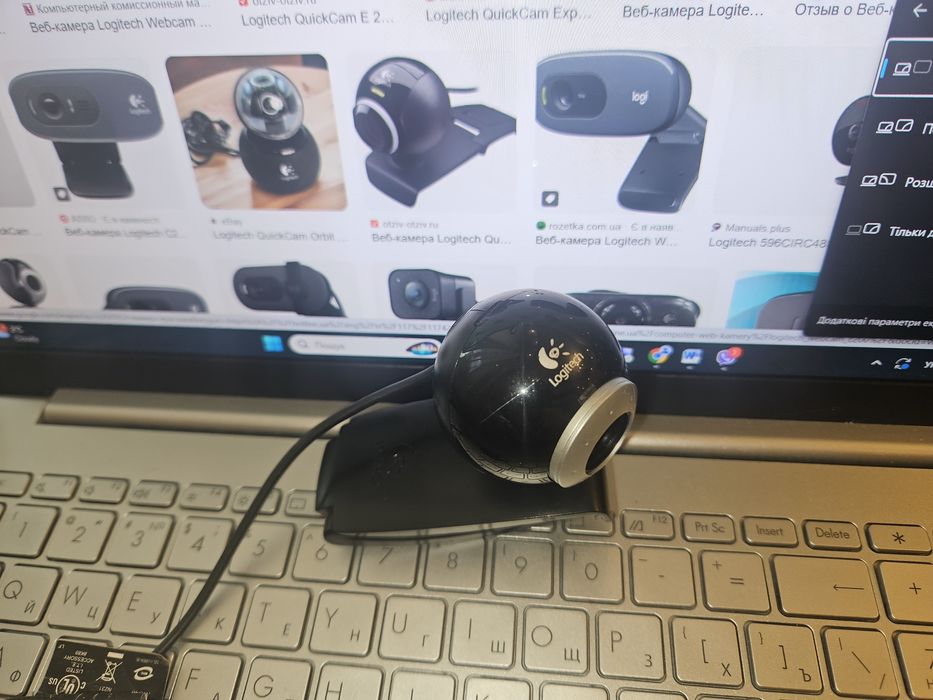 Вебкамера Logitec чёрная