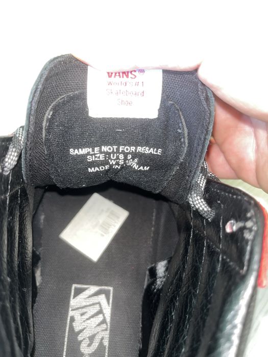 Кеди високі VANS SK8-Hi Red Black White