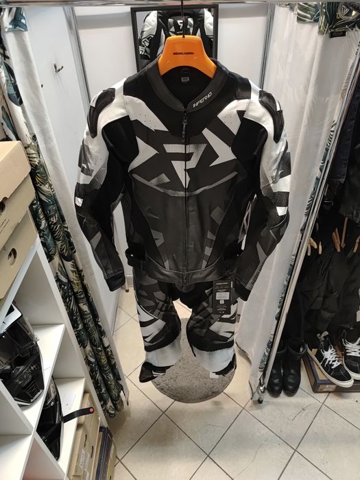 Kombinezon motocyklowy Rebelhorn Inferno dwu częściowy skórzany roz 52