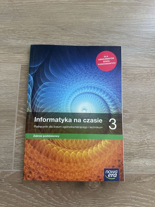 Informatyka na czasie 3 podręcznik, zakres podstawowy