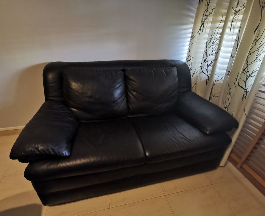 Sofá de Pele Divani 2 Lugares