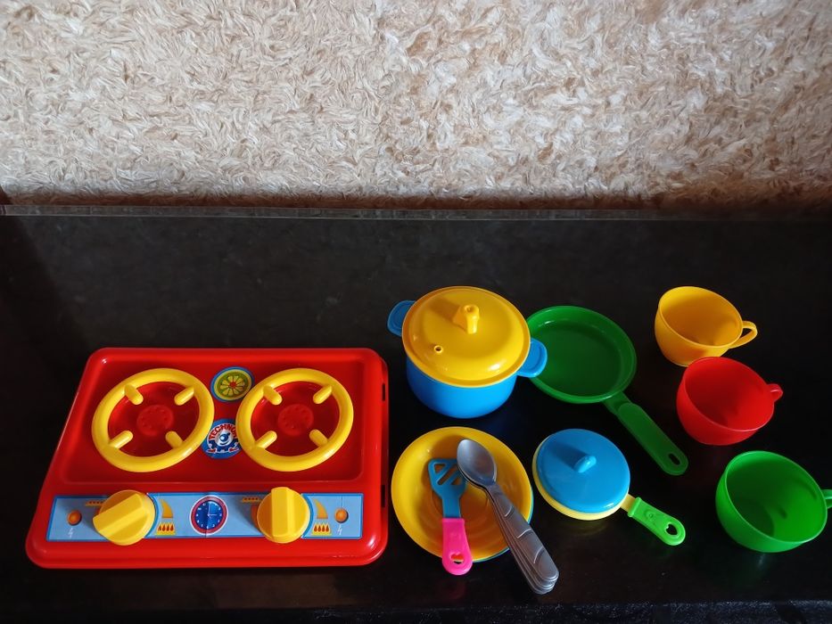 Іграшка кухня набір посуду
