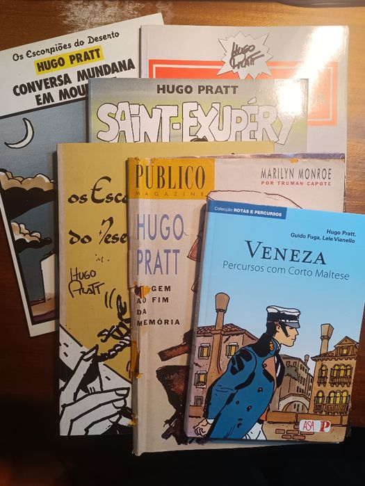 Coleção banda desenhada Hugo Pratt