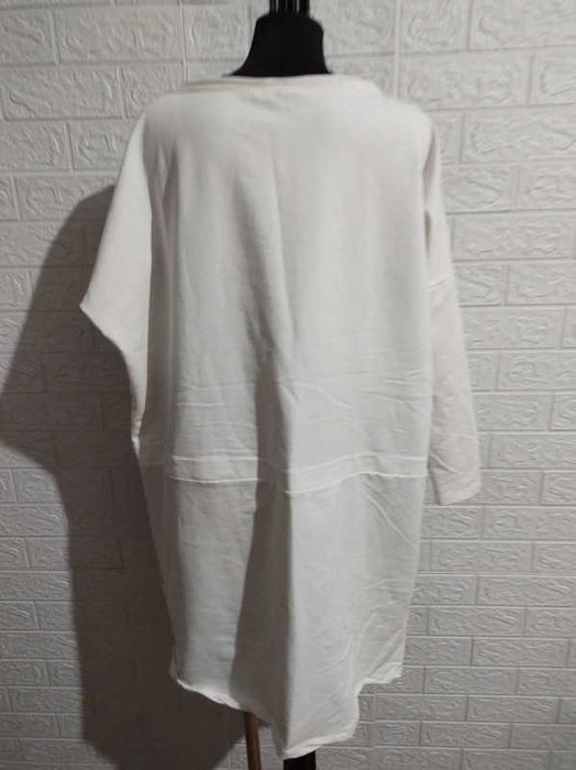 Sukienka rozmiar 50 oversize koktajlowa elastyczna bawełna