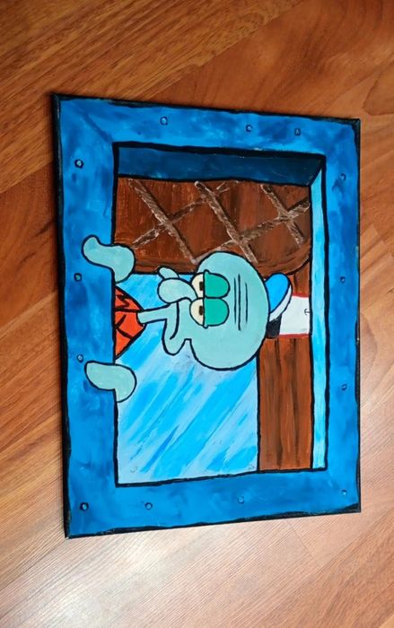 Obraz z postacią z bajki SpongeBob