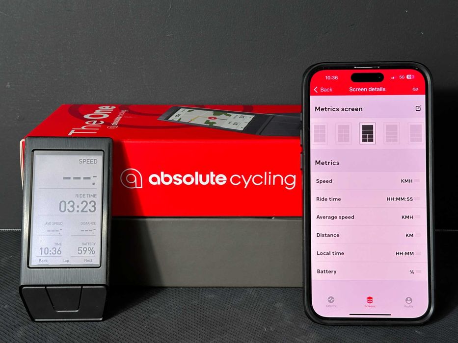 Absolute Cycling THE ONE – komputer rowerowy GPS premium + Uchwyt A