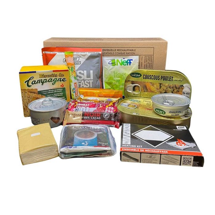 Francuska Wojskowa Racja Żywnościowa RCIR MRE 24h (menu 1-14) 2028 r.