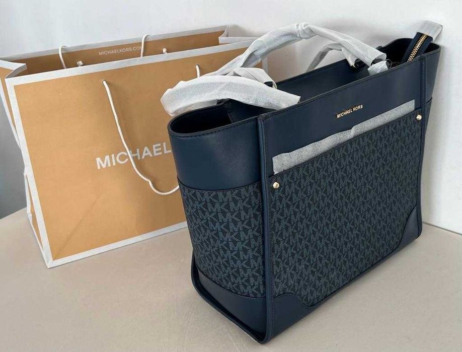 MICHAEL KORS Duża torebka shopper Harrison - butik ZakupUDany - wysyłka GRATIS