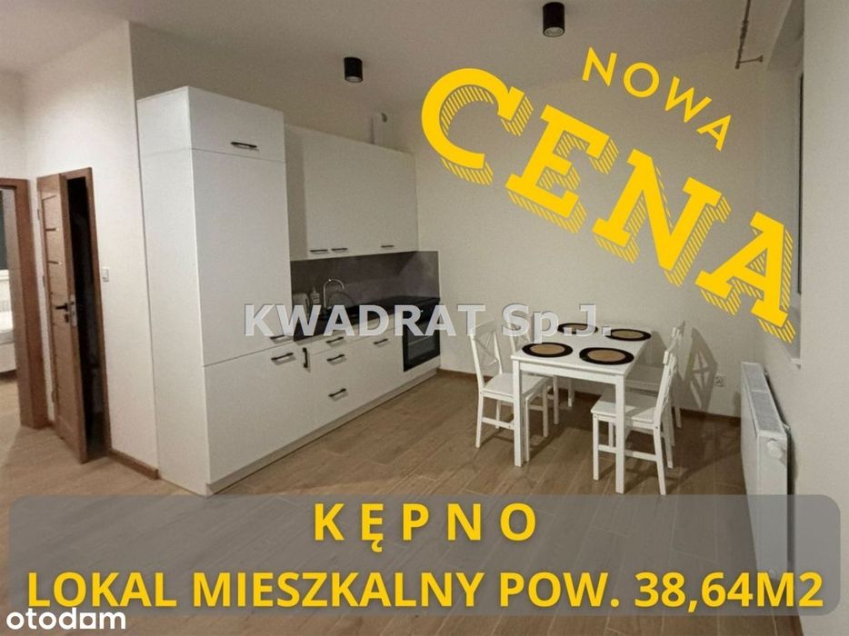 Nowy, ubeblowany lokal mieszkalny Kępno pow. 38,64