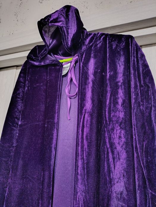 Дорослий карнавальний костюм мантія велюрова маг чарівник