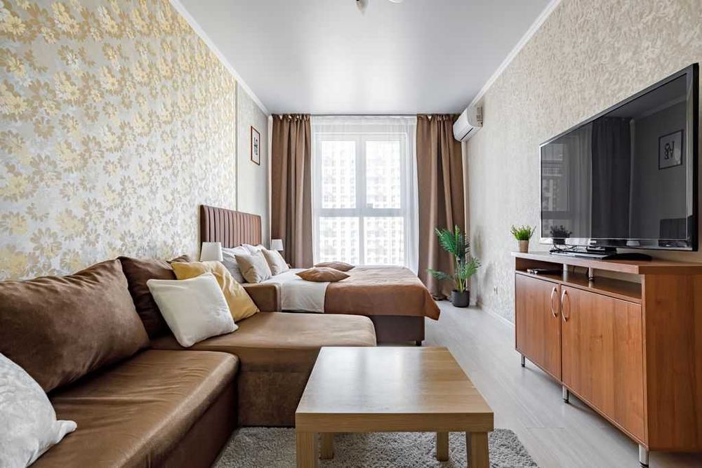 Уютная 1-ком. квартира - посуточно. Центр, Фестивальная. Подобово