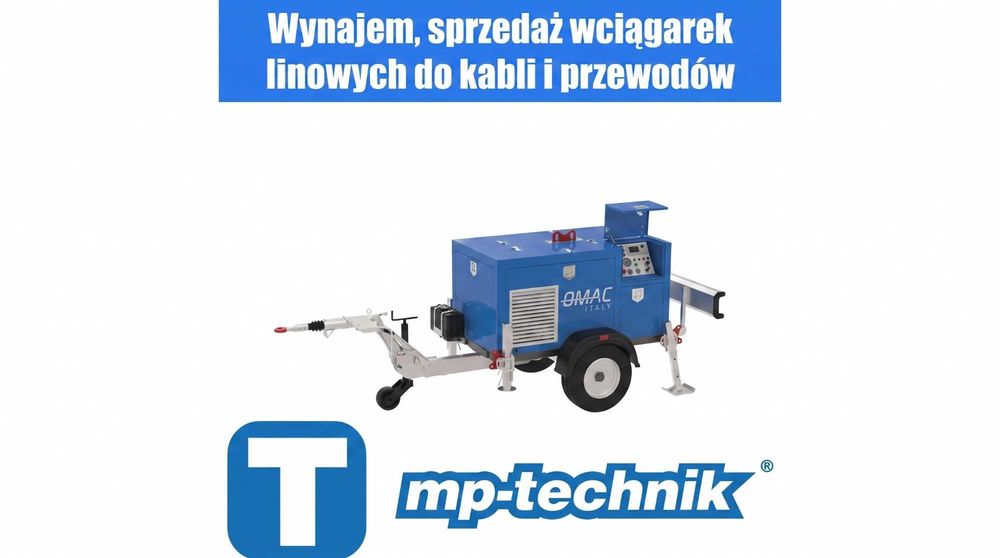 Sprzedaż, wynajem wciągarek linowych do kabli i przewodów