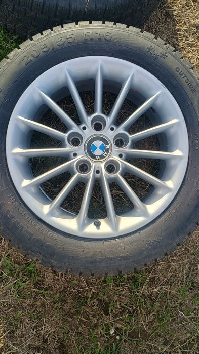 Alufelgi BMW 5x120 16' z oponami zimowymi 205/55