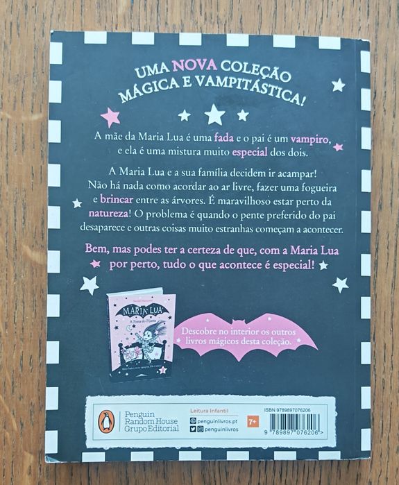 Livro Maria Lua "É tão bom acampar"