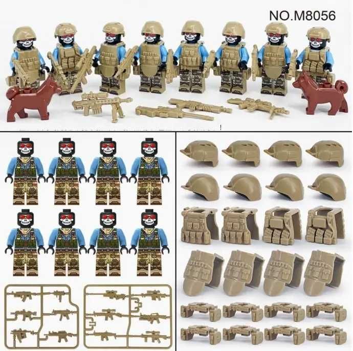 Конструктор фігурки військові спецназ солдатики поліція swat для лего