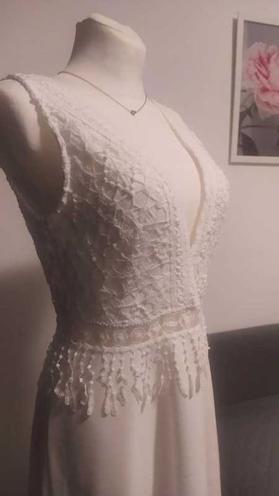 Sukienka ślubna, r. 40