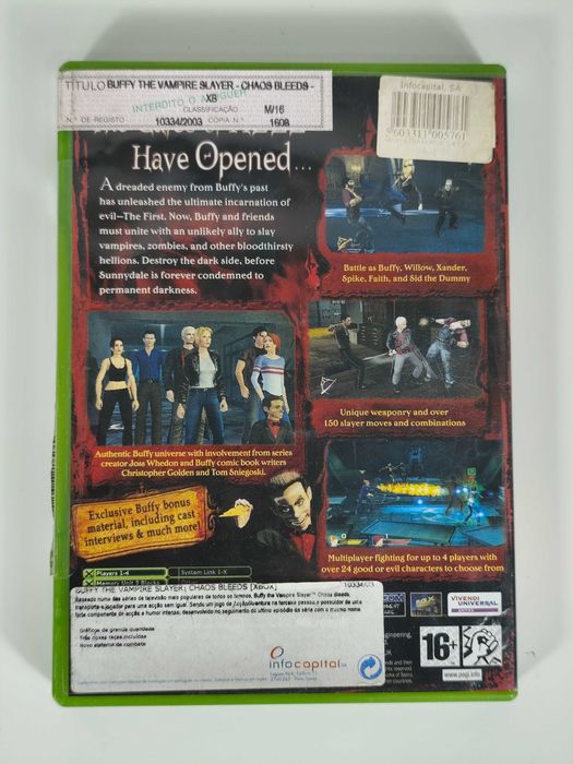 Buffy The Vampire Slayer Chaos Bleeds Xbox Classic
