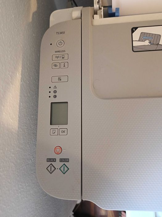 Impressora CANON Pixma TS3451 (Multifunções - Jato de Tinta - Wi-Fi)