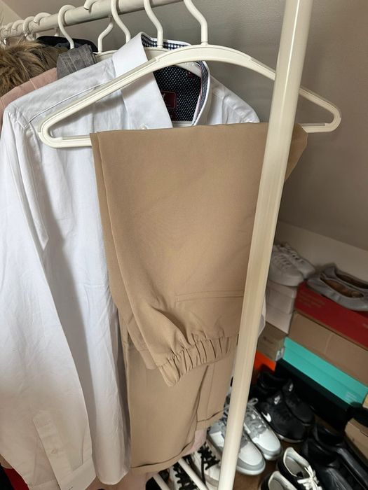 Spodnie eleganckie Vero Moda M cappuccino